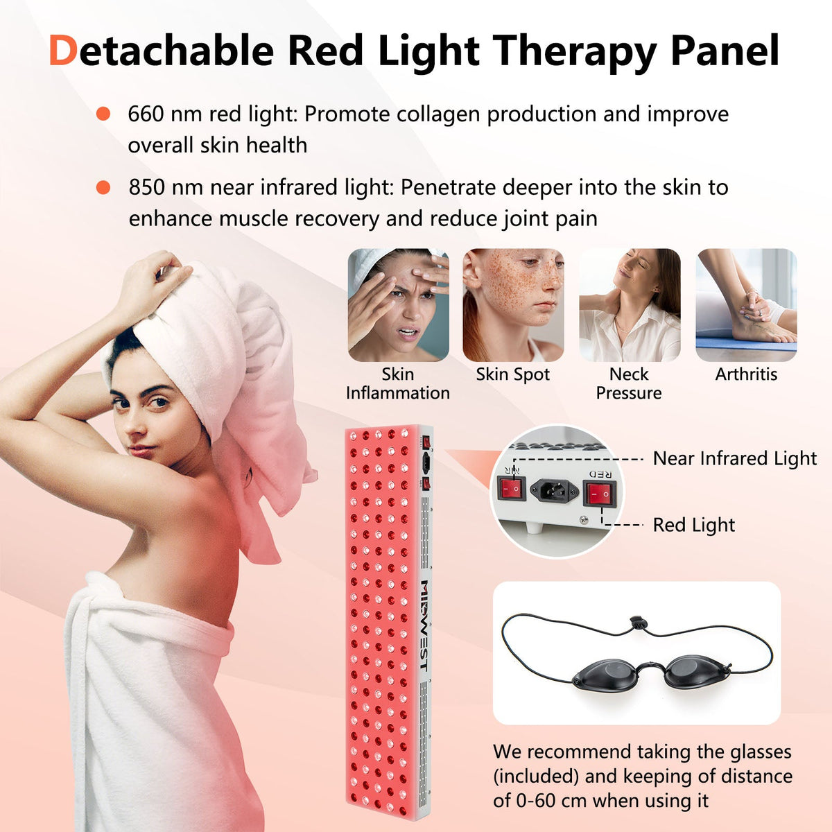 2 Person Infrared Sauna – Canadian Hemlock, Red Light Panel, Bluetooth, 120V – view 7