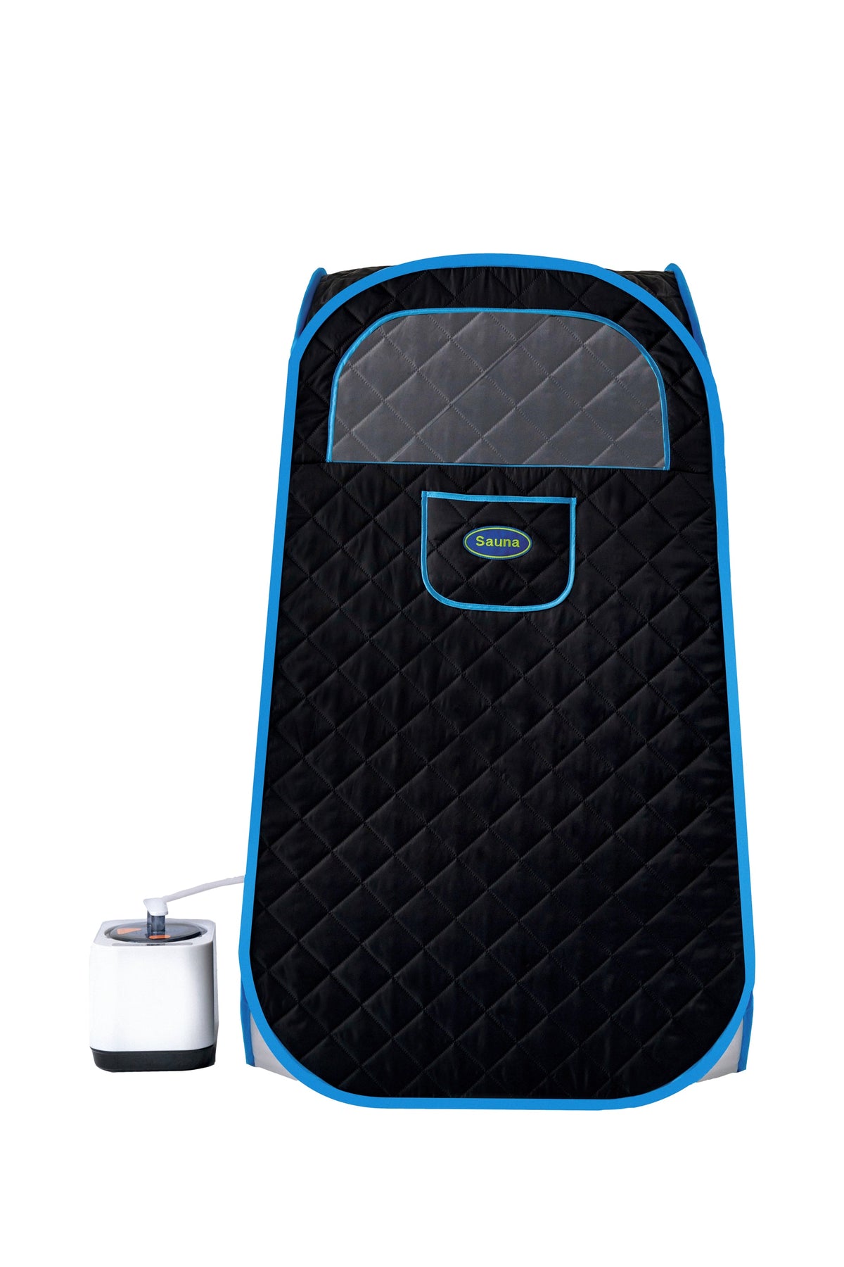 Portable Folding Full Size Steam Sauna with 1000W Generator - Black
