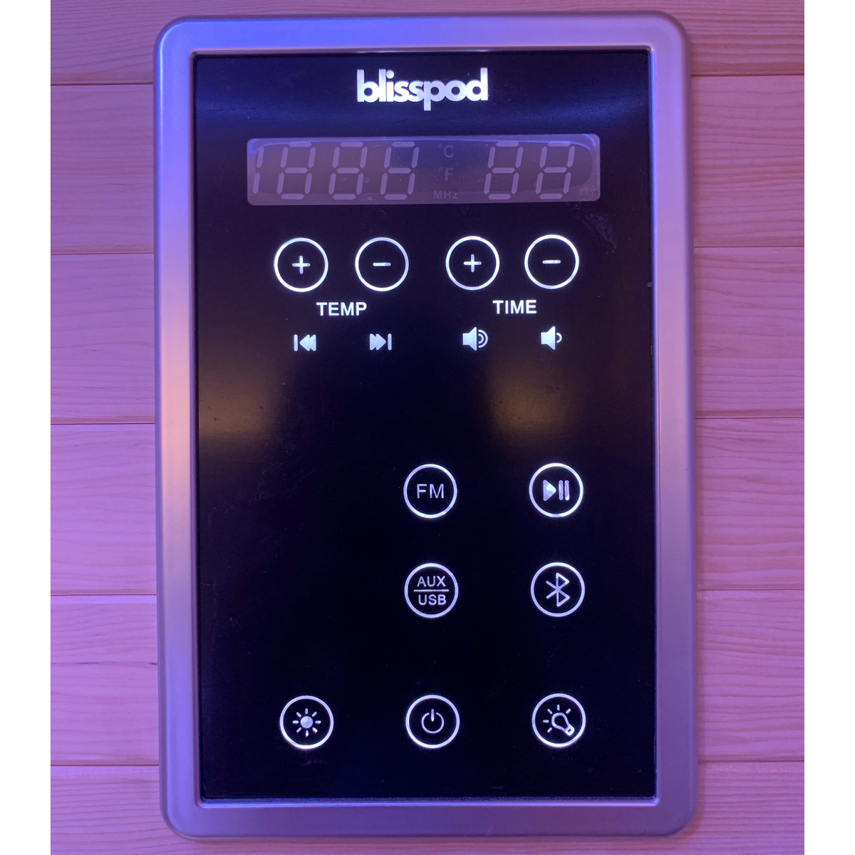 Blisspod Helsinki Full Spectrum Indoor Sauna with Red Light – 2 Person – view 14