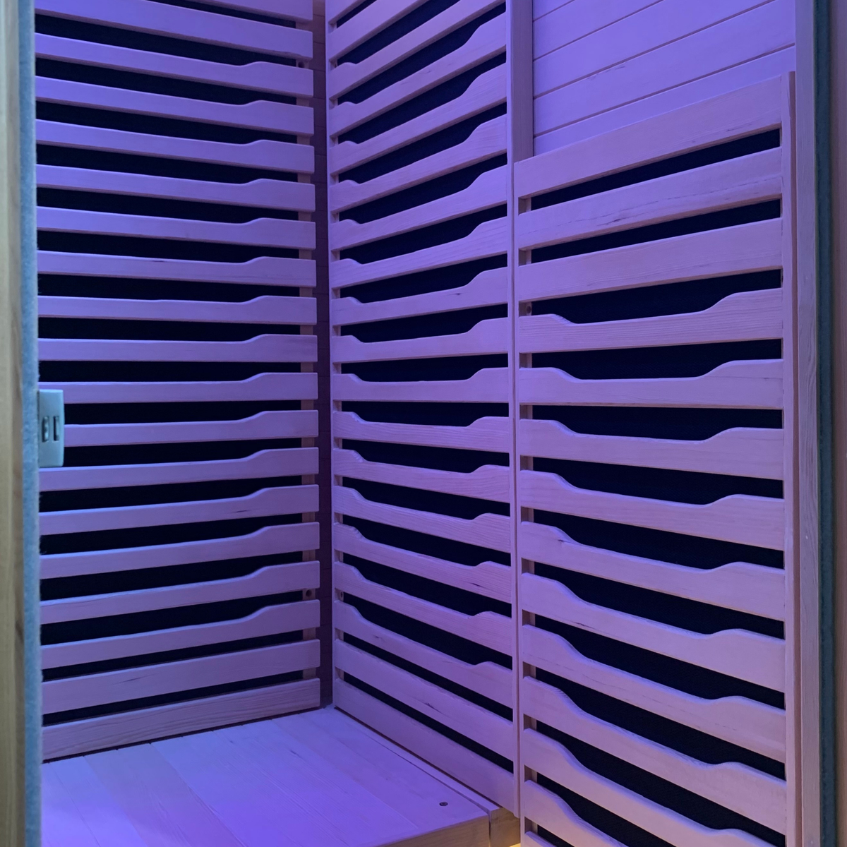 Blisspod Helsinki Full Spectrum Indoor Sauna with Red Light – 2 Person – view 6