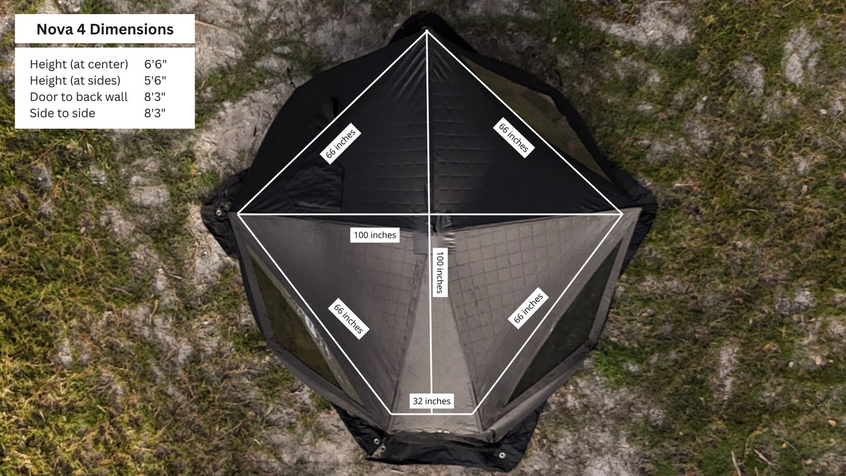 Nova 4 Sauna Tent Premium Package (4-person) – view 2