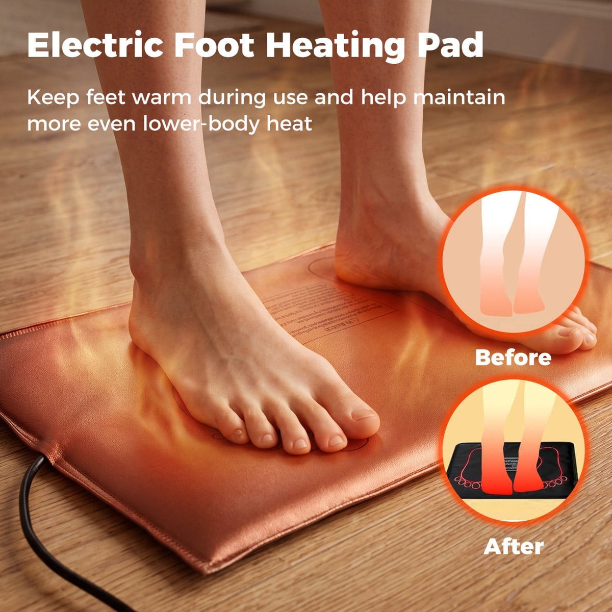 Portable Infrared Sauna Tent – Carbon Heaters & Foot Pad, 35.5 x 35.5 x 71 in, Black – view 6