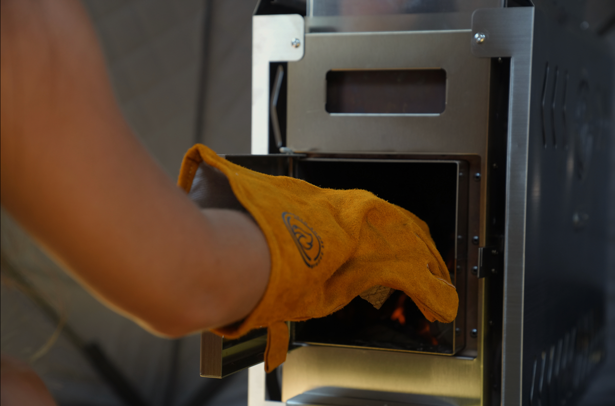 Heat Resistant Leather Gloves