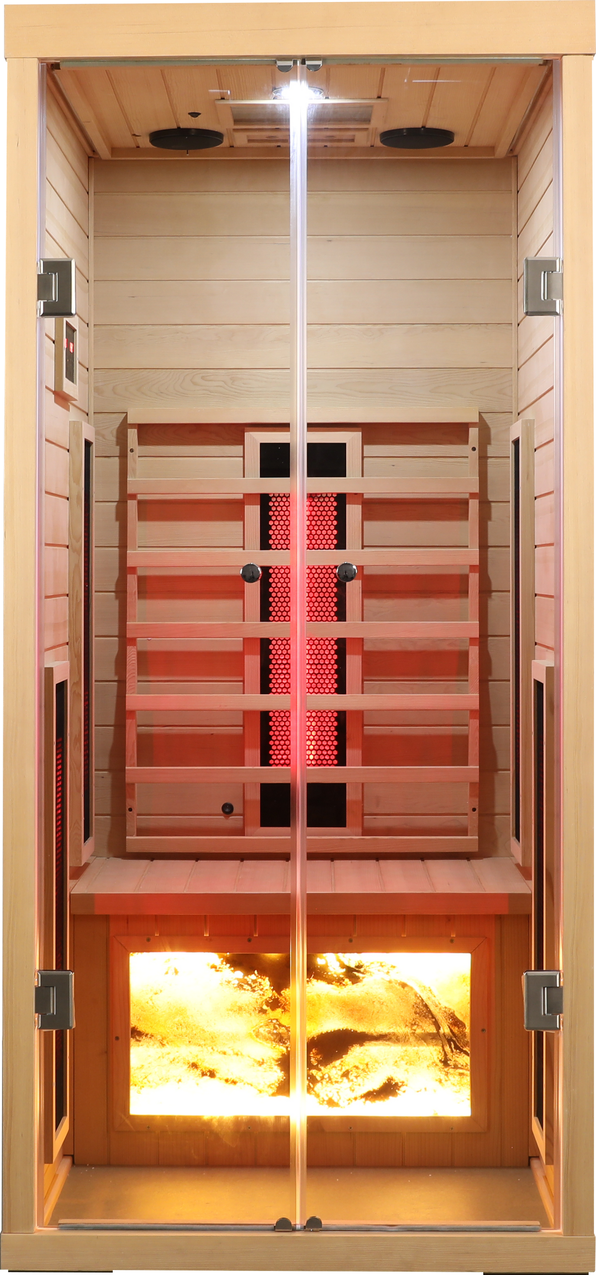 One Person Hemlock Sauna with Low EMF Technology - Hemlock