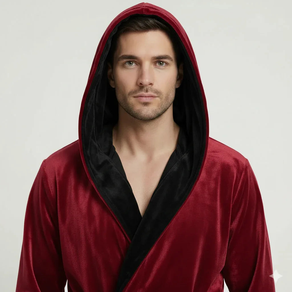 Men’s Robe with Hood – Ultra-Soft Plush Comfort for Everyday Use – view 18