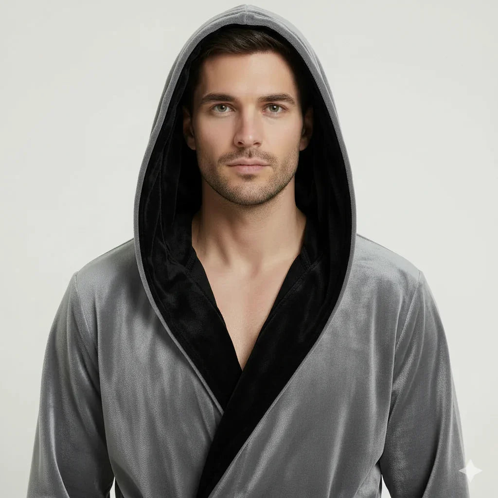 Men’s Robe with Hood – Ultra-Soft Plush Comfort for Everyday Use – view 20
