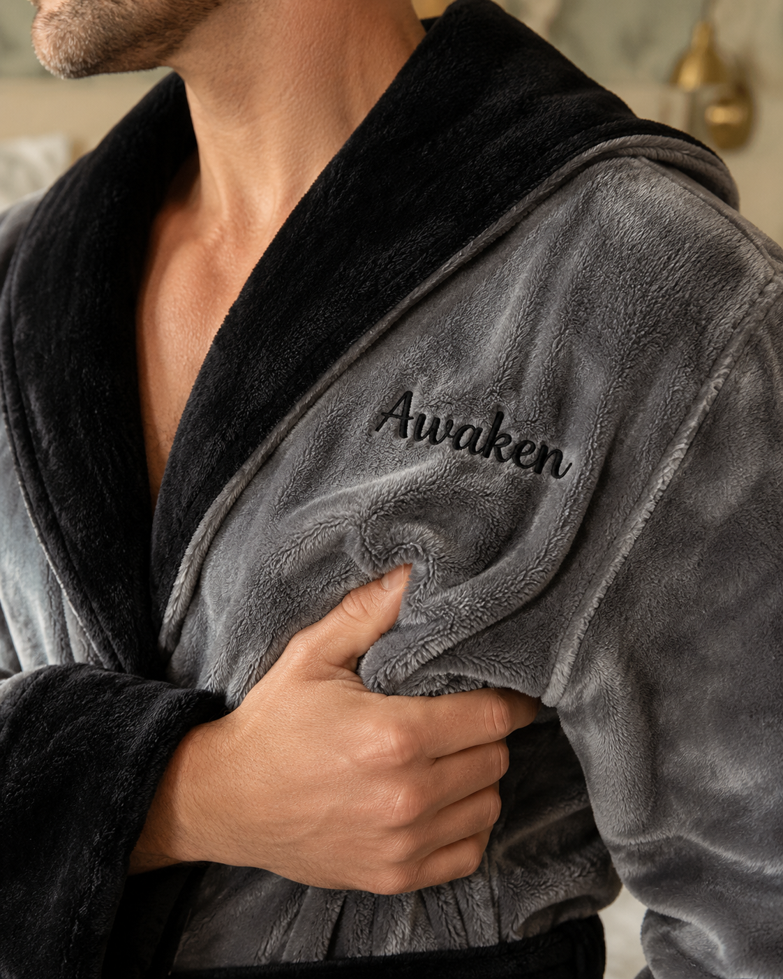 Men’s Robe with Hood – Ultra-Soft Plush Comfort for Everyday Use – view 30
