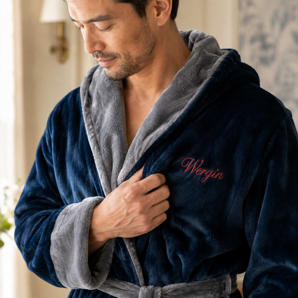 Men’s Robe with Hood – Ultra-Soft Plush Comfort for Everyday Use – view 13