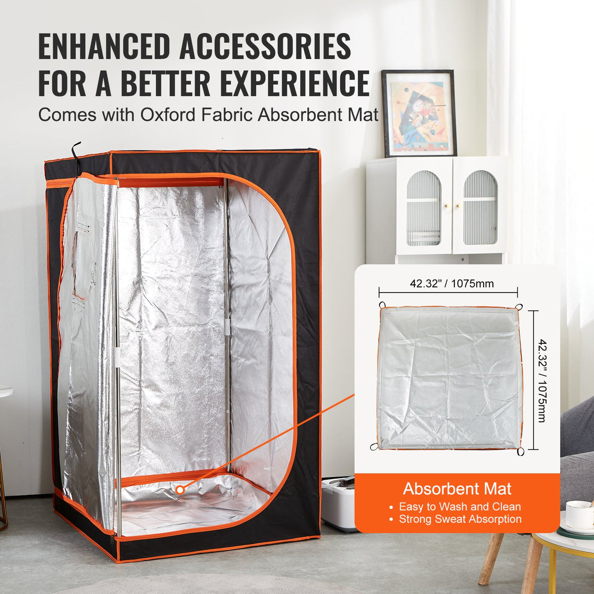 Portable Steam Sauna Tent Full Size – view 7
