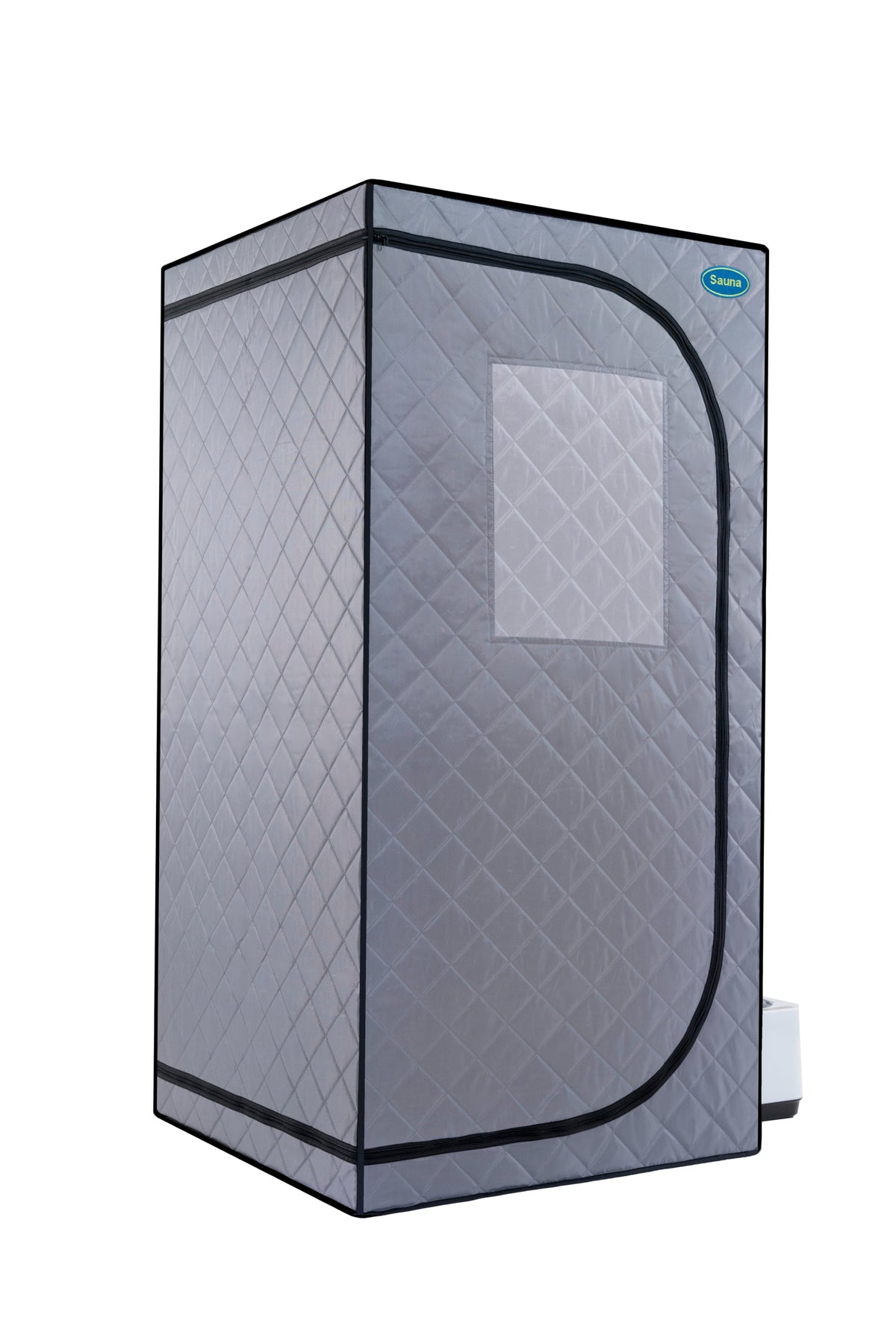 Portable Grey Steam Sauna Tent with Remote Control and Chair