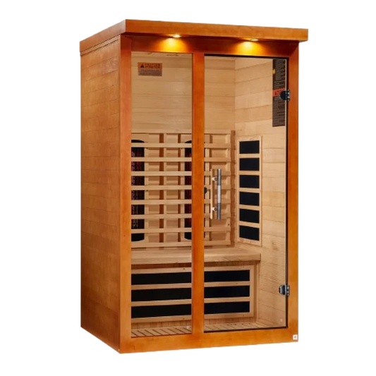 Dynamic Llumeneres DYN-6215-03 FS Full Spectrum Near Zero EMF 2 Person Sauna