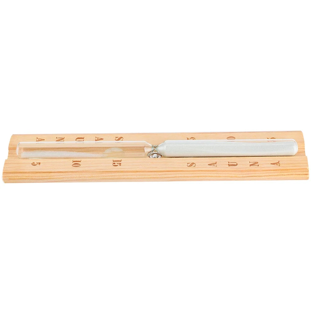 Wooden Sauna Hourglass Timer – 15 Minutes, Wall-Mount – view 6