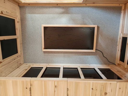 Portable Hemlock Far-Infrared Heater for Sauna Rooms