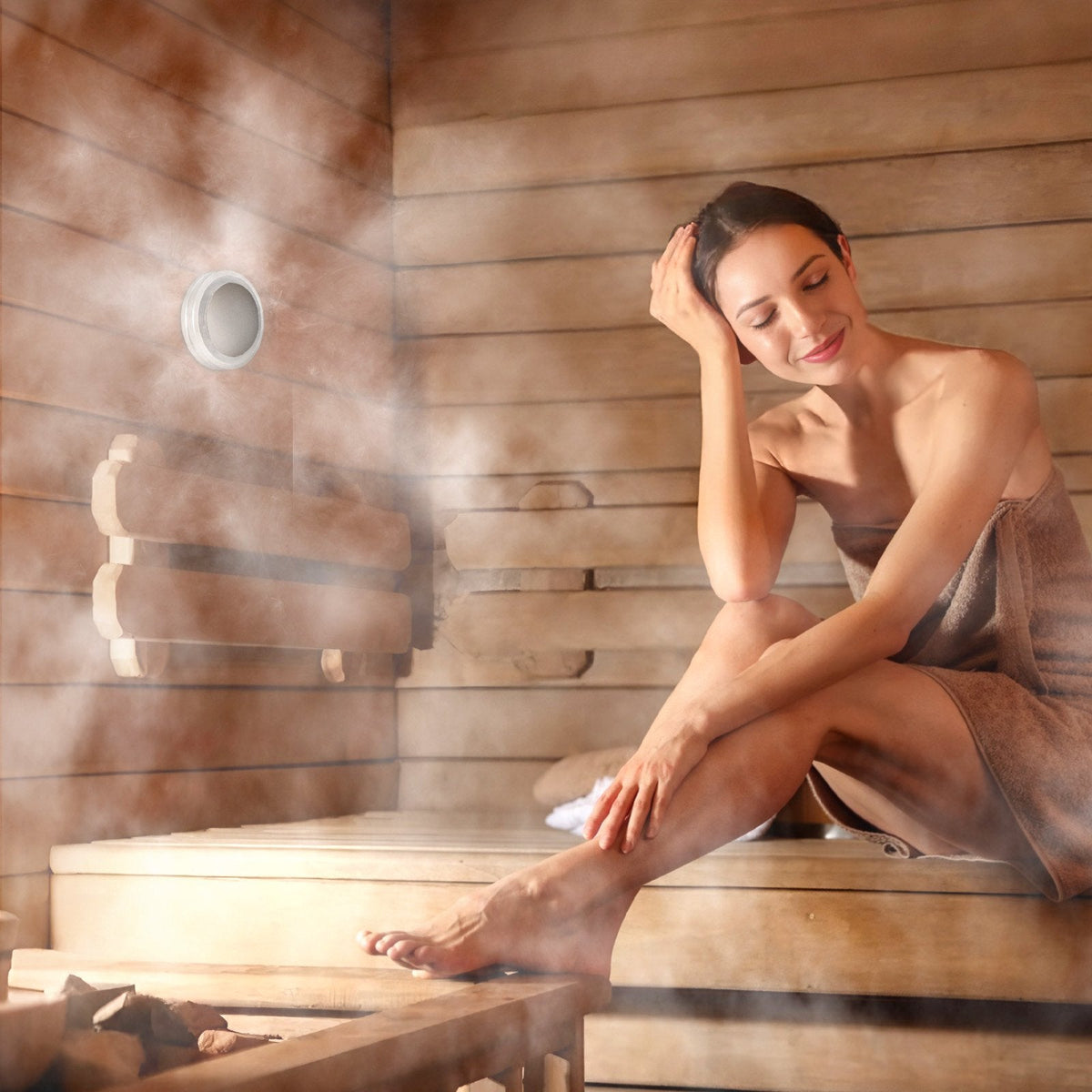 7.5kW Steam Generator With Controller For Home Sauna Spa Auto Drain Kit