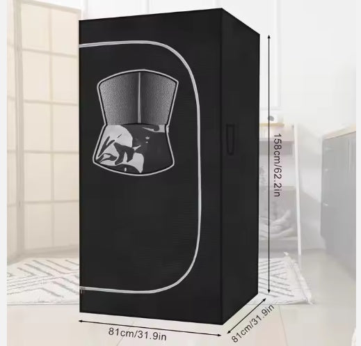 USA Warehouse Free Shipping Home Use Portable Sauna Tent With 2.6L Steamer Foldable Full-Body Sauna Portable Steam Sauna