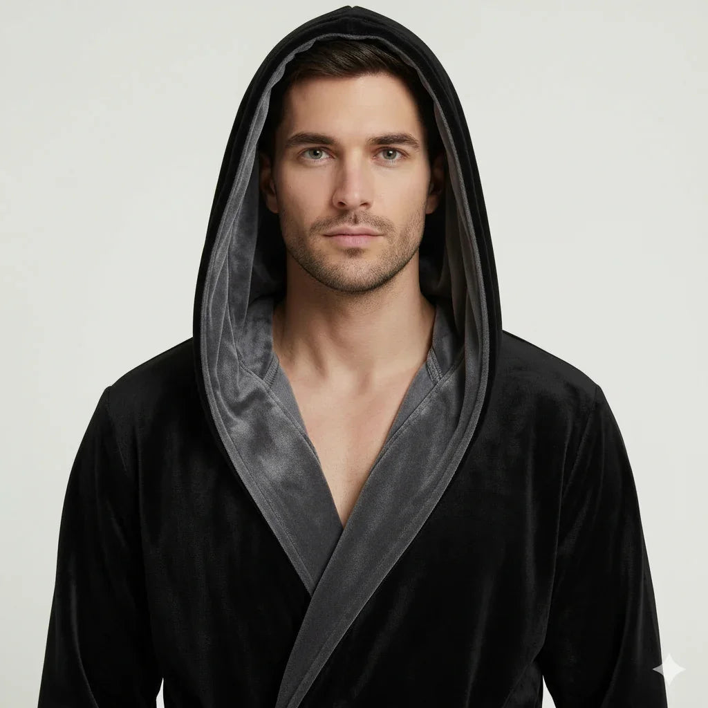 Men’s Robe with Hood – Ultra-Soft Plush Comfort for Everyday Use – view 17