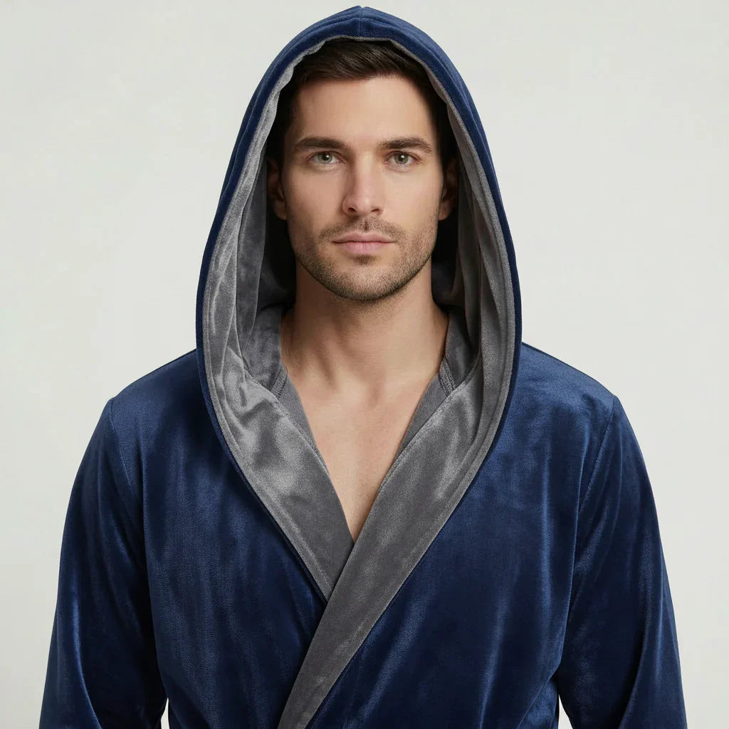 Men’s Robe with Hood – Ultra-Soft Plush Comfort for Everyday Use – view 21
