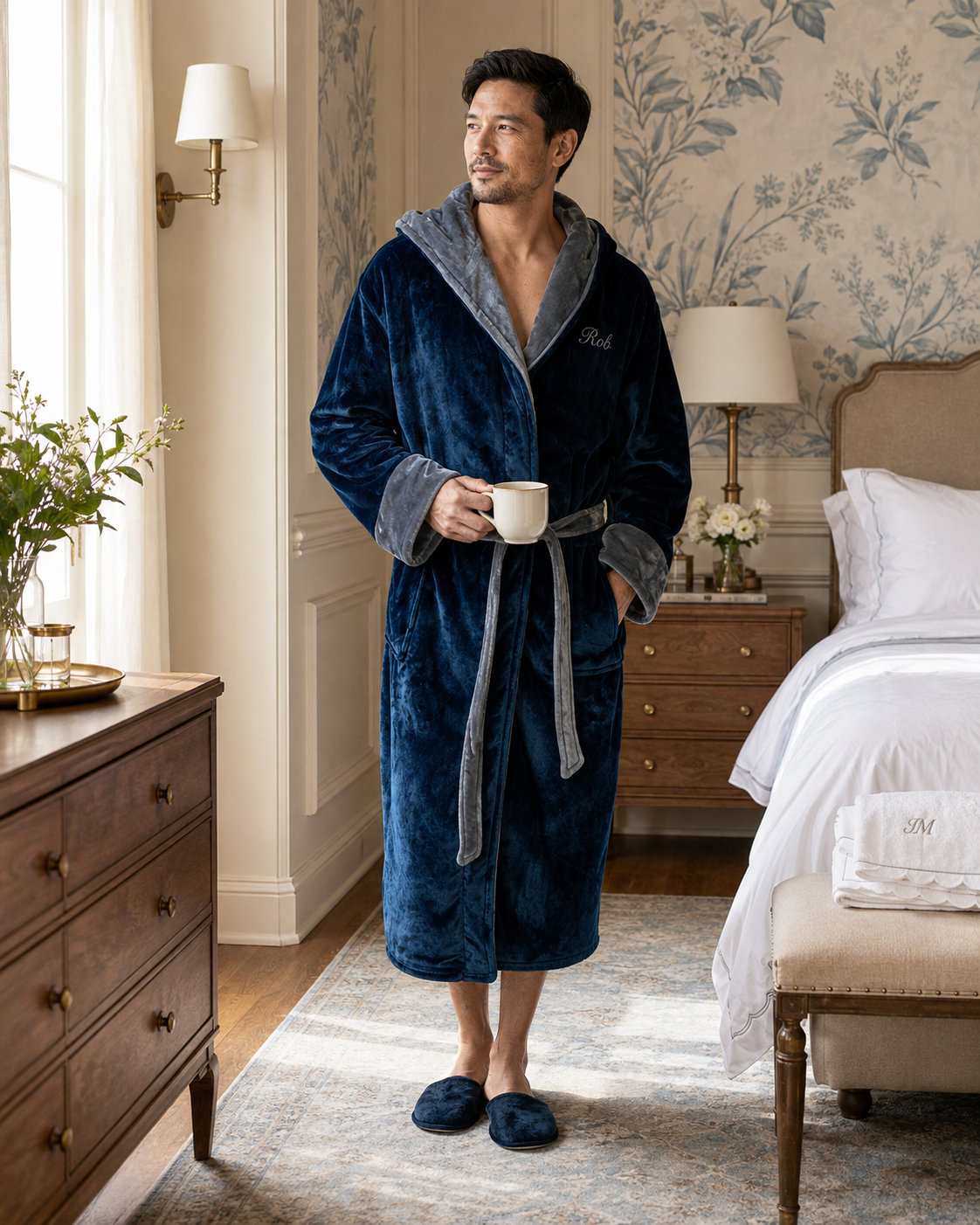 Men’s Robe with Hood – Ultra-Soft Plush Comfort for Everyday Use – view 6
