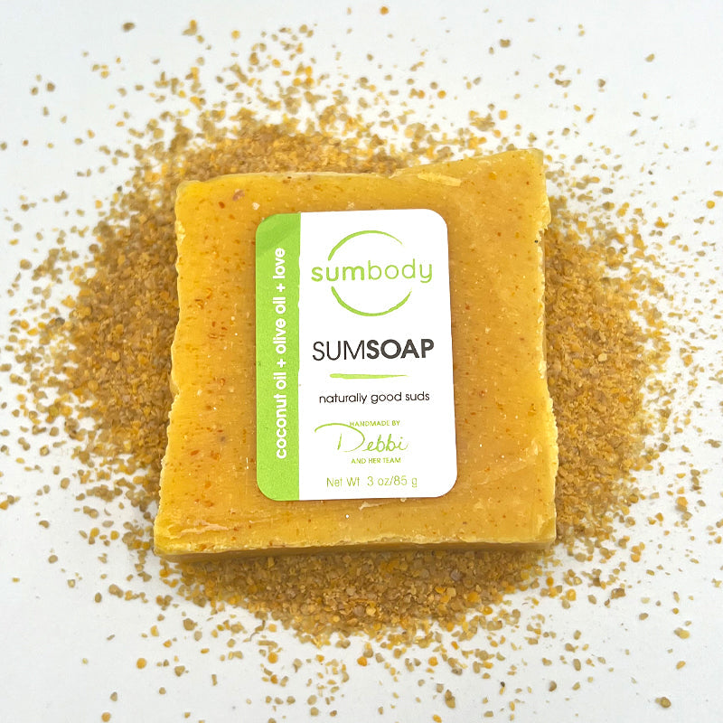 Handmade Sauna Soap Bar – Eucalyptus, Citrus & Mustard Powder, 3 oz or 6 oz – view 2
