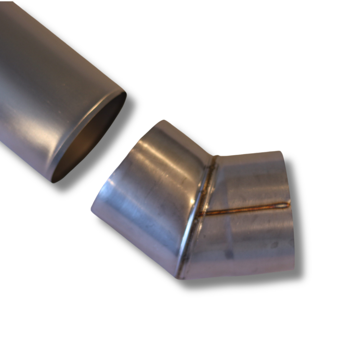 Angled Stove Chimney Pipe - 45 Degree Angle - 4” – view 2