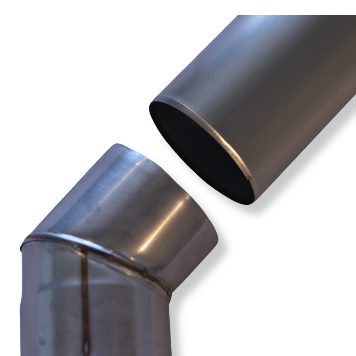 Angled Stove Chimney Pipe - 45 Degree Angle - 4” – view 7