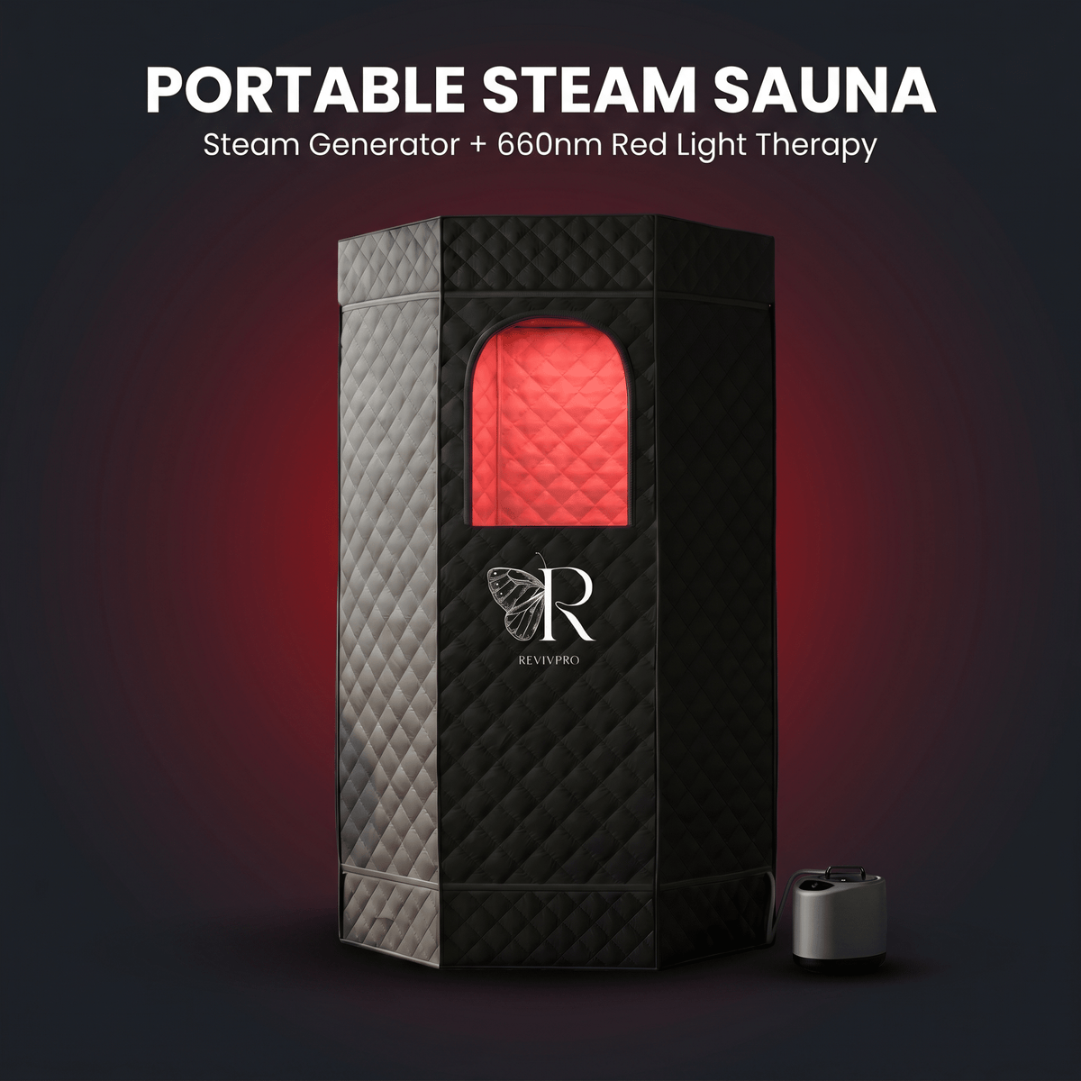 Red Light Therapy Steam Sauna