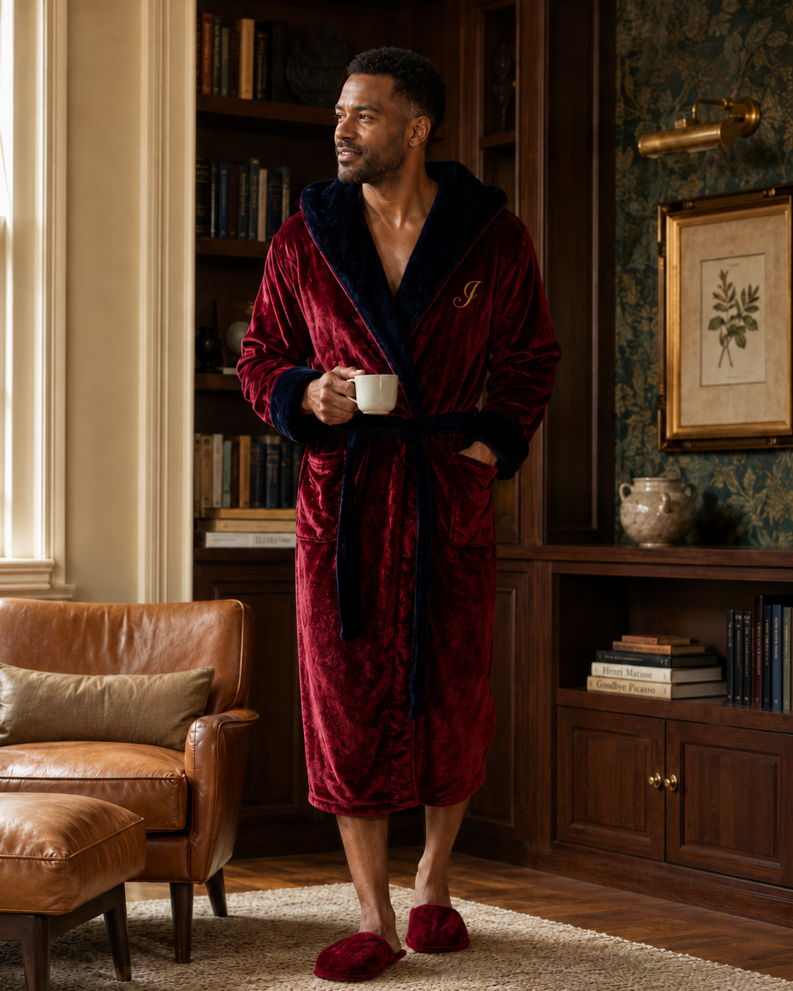 Men’s Robe with Hood – Ultra-Soft Plush Comfort for Everyday Use – view 3