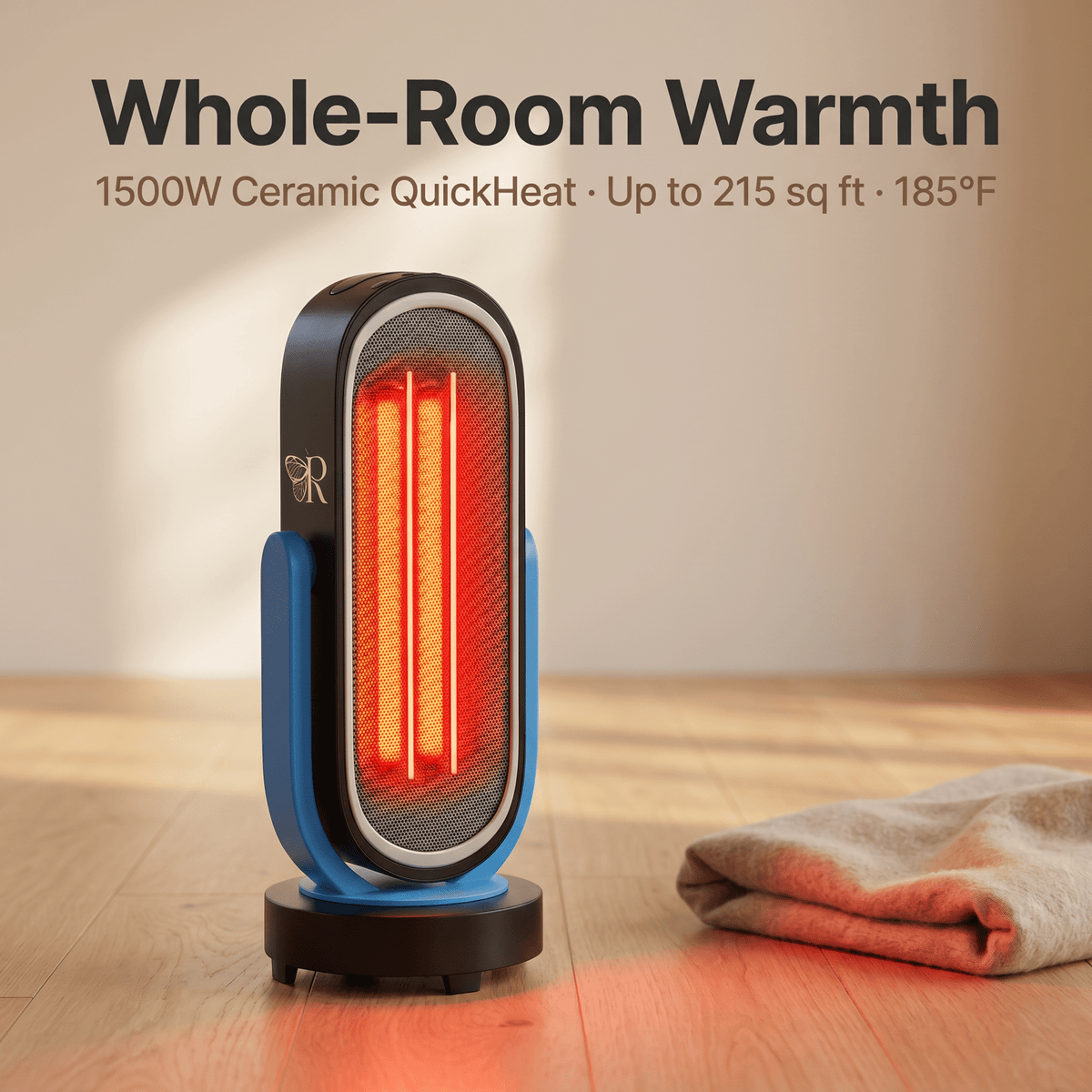 Sauna Heater – 1500W Ceramic Carbon QuickHeat with Remote – view 3