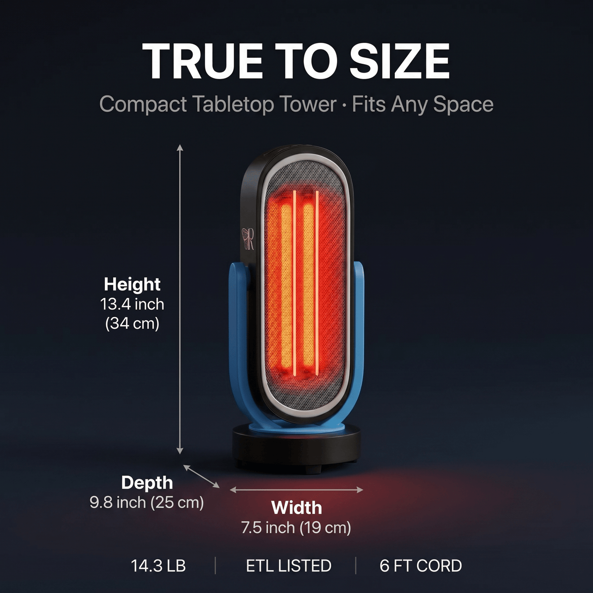 Sauna Heater – 1500W Ceramic Carbon QuickHeat with Remote – view 5